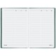 Ежедневник датированный на 2023 (145х215 мм), А5, STAFF, обложка бумвинил, зеленый, 114190