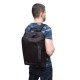 Рюкзак GRIZZLY деловой, 1 отделение, карман для ноутбука, черный, 42x28x12 см, RQ-013-5/1