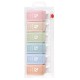 Корректирующая лента BRAUBERG COMPACT PASTEL, 5 мм х 6 м, КОМПЛЕКТ 6 штук, пенал с zip-lock, 272496