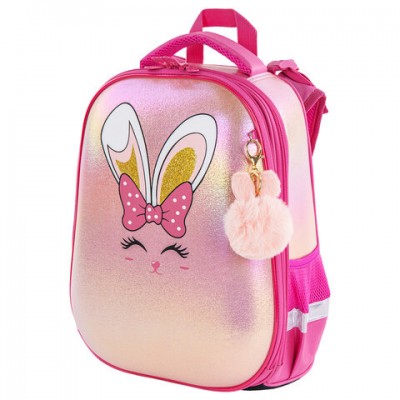 Ранец BRAUBERG SHINY, 2 отделения, 'Honey bunny', 36х28х14 см, 270695