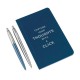 Набор: 2 шариковые ручки PARKER 'Jotter Waterloo Blue CT'/'Stainless Steel CT', с блокнотом, синие, 2062782