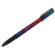 Ручка шариковая BRAUBERG SOFT TOUCH GRIP 'NEON ZEBRA', СИНЯЯ, мягкое покрытие, узел 0,7 мм, 143721