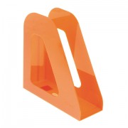Лоток вертикальный для бумаг СТАММ 'Фаворит' (235х240 мм), ширина 90 мм, оранжевый, ЛТ721