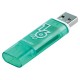 Флеш-диск 16 GB, SMARTBUY Glossy, USB 2.0, зеленый, SB16GBGS-G