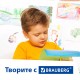 Цветная бумага А4 ДВУХЦВЕТНАЯ МЕЛОВАННАЯ, 10 листов, 20 цветов, в папке, BRAUBERG, 200х280 мм, 'Дельфин', 129923