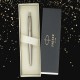 Ручка шариковая PARKER 'Jotter Core Stainless Steel CT', ежедневник А5 черный, пакет, 880891
