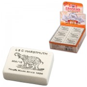 Ластик KOH-I-NOOR 'Слон' 300/12, 48х37х16мм, белый, прямоугольный, натуральный каучук, 0300012002KDRU