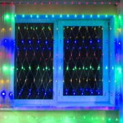 Электрогирлянда светодиодная ЗОЛОТАЯ СКАЗКА 'Сеть', 160 ламп, 1,5х1,5 м, многоцветная, контроллер, 591106