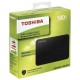 Внешний жесткий диск TOSHIBA Canvio Basics 500GB, 2.5', USB 3.0, черный, HDTB405EK3AA
