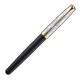 Ручка-роллер PARKER 'Sonnet Reflection GT', корпус черный, позолоченные детали, черная, 2054836