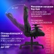 Кресло компьютерное BRABIX 'GT Racer GM-100', две подушки, экокожа, черное/серое, 531926