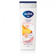 Крем-гель для душа 390 мл, AURA 'Нежный крем', 14340