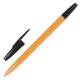 Ручка шариковая CORVINA (Италия) '51 Vintage', ЧЕРНАЯ, корпус оранжевый, узел 1 мм, линия письма 0,7 мм, 40163/01G