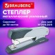 Степлер металлический усиленный до 50 листов, №24/6-24/8 BRAUBERG 'Office-Expert', серебристый, 274239