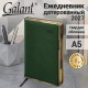 Ежедневник датированный 2027, А5, 148х218 мм, GALANT 'Infinity Gold', под кожу, темно-зеленый, 118063