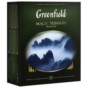 Чай GREENFIELD 'Magic Yunnan' черный, 100 пакетиков в конвертах по 2 г, 0583-09