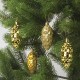 Украшение ёлочное 'Шишки' 4 шт., 9 см, пластик, золотистые, ЗОЛОТАЯ СКАЗКА, 590898