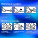 Степлер МОЩНЫЙ №24/6-23/24 BRAUBERG 'Heavy duty GT', до 200 листов, черный, 220940