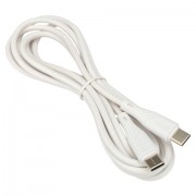 Кабель USB 2.0 Type-C-Type-C, 2 м, CABLEXPERT, 3 А, 60 Вт, PD/QC3.0, медь, белый, CCB-USB2-CMCMO1-2MW