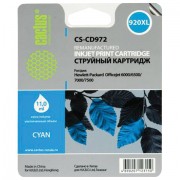 Картридж струйный CACTUS (CS-CD972) для HP Officejet 6000/6500/7000, голубой, 11 мл