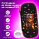 Пенал ЮНЛАНДИЯ, 1 отделение, 1 откидная планка, карман, EVA покрытие soft-touch, 22х10х5 см, 'Tiger cub', 273185