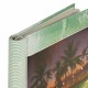 Фотоальбом BRAUBERG на 20 магнитных листов, 23х28 см, 'Курорт', индивидуальный бокс, зеленый, 390687