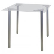 Рама стола для столовых, кафе, дома 'Альфа', универсальная, цвет серебристый