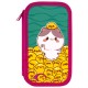 Пенал ЮНЛАНДИЯ, 3 отделения, картон с эффектом soft-touch, 19х11 см, 'Duck tales', 273500