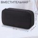Пенал-органайзер BRAUBERG, 1 отделение, органайзер, полиэстер, 22х11,5x6 см, черный, 272309