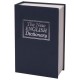 Сейф-книга BRAUBERG 'Английский словарь', 55х155х235 мм, ключевой замок, темно-синий, 290459