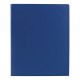 Папка на 4 кольцах BRAUBERG, картон/ПВХ, 35 мм, синяя, до 250 листов (удвоенный срок службы), 221484