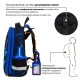 Ранец BRAUBERG PREMIUM, 2 отделения, с брелком, 'Digital lava', СВЕТЯЩИЙСЯ, 38х29х16 см, 272015