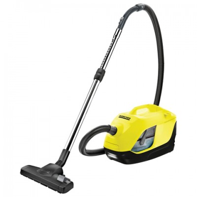 Пылесос KARCHER (КЕРХЕР) DS 6, с аквафильтром, потребяемая мощность 650 Вт, желтый, 1.195-220.0