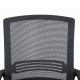 Кресло BRABIX 'Daily MG-317', с подлокотниками, хром, черное, 531833