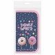 Пенал ПИФАГОР, 2 отделения, ламинированный картон, 19х11 см, 'Comic donuts', 273482