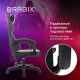 Кресло компьютерное BRABIX 'Shooter GM-123', 2 подушки, экокожа, черное/белое, 533191