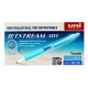 Ручка шариковая масляная автоматическая с грипом UNI 'JetStream', СИНЯЯ, корпус бирюзовый, 0,35 мм, SXN-101FL AQUA