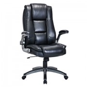 Кресло BRABIX PREMIUM 'Paradigm EX-556', пружинный блок, рециклированная кожа, черное, 532976