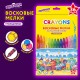 Восковые мелки утолщенные на масляной основе ЮНЛАНДИЯ 'ДОМИКИ', 36 цветов, 273092