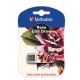 Флеш-диск 32 GB, VERBATIM Tattoo, USB 2.0, 'Роза', 49896