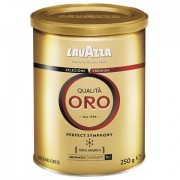 Кофе молотый LAVAZZA 'Qualita Oro', арабика 100%, 250 г, жестяная банка, 2580, 2058