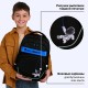 Рюкзак BRAUBERG MOTION, 2 отделения, 3 кармана, 'Космонавт', 41х28х17 см, 274400