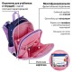 Ранец BRAUBERG PREMIUM, 2 отделения, с брелоком, 'Night catcher', СВЕТЯЩИЙСЯ, 38х29х16 см, 273099