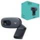 Веб-камера LOGITECH C270, 1/3 Мп, микрофон, USB 2.0, регулируемый крепеж, черная
