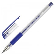 Ручка гелевая с грипом BRAUBERG 'EXTRA GT', СИНЯЯ, стандартный узел 0,5 мм, линия 0,35 мм, 143915