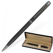 Ручка подарочная шариковая GALANT 'Arrow Chrome Grey', корпус серый, хромированные детали, пишущий узел 0,7 мм, синяя, 140652