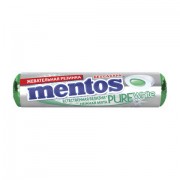 Жевательная резинка MENTOS Pure White (Ментос) 'Ролл Нежная мята', 15,5 г, 87548