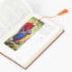 Закладка для книг 3D, BRAUBERG, объемная, 'Попугаи', с декоративным шнурком-завязкой, 125772