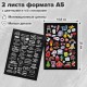 Фотоальбом 16х18 см, 20 черных листов, обложка КРАФТ, уголки/стикеры/ручка/клей, BRAUBERG Black&Kraft, 880652