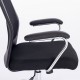 Кресло офисное BRABIX 'Flight EX-540', хром, ткань TW, сетка, черное, 532515